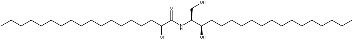 C18 ((-2'-hydroxy) dihydro Ceramide (d18:0/18:0) Struktur