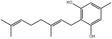 Cannabigerorcin Struktur