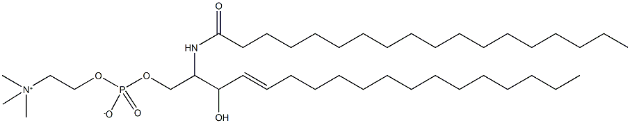 C18 Sphingomyelin (d18:1/18:0) Struktur