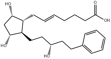 trans-Latanoprost Acid Struktur