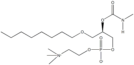 Methylcarbamyl PAF C-8 Struktur