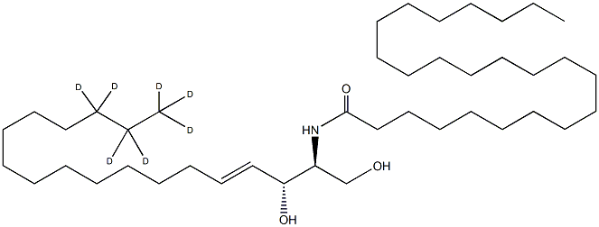 C24 Ceramide-d7 (d18:1-d7/24:0) Struktur