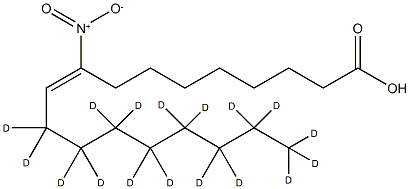 9-Nitrooleate-d17 Struktur