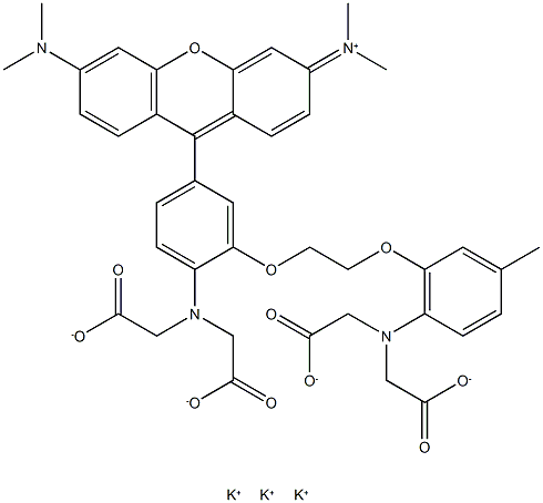 Rhod-2 (potassium salt) Struktur