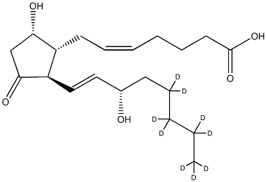 Prostaglandin D2-d9 Struktur