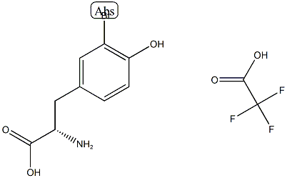 3-Bromotyrosine (trifluoroacetate salt) Struktur