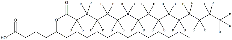 5-PAHSA-d31 Struktur