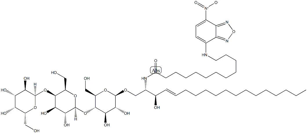 C12 NBD Globotriaosylceramide (C18:1/12:0) Struktur