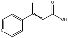 3-(pyridin-4-yl)but-2-enoic acid Struktur