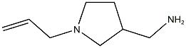 1-(1-allylpyrrolidin-3-yl)methanamine(SALTDATA: 1.2HCl 0.95H2O) Struktur