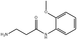 N~1~-(2-methoxyphenyl)-beta-alaninamide(SALTDATA: HCl) Struktur