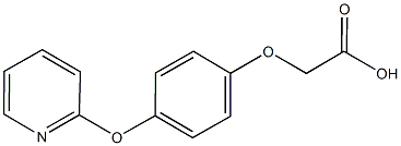 4-(PYRIDIN-2-YLOXY)PHENOXY]ACETIC ACID Struktur