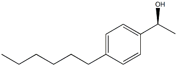 (1S)-1-(4-HEXYLPHENYL)ETHANOL Struktur