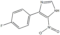 4-(4-FLUOROPHENYL)-5-NITRO-1H-IMIDAZOLE Struktur