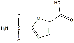 5-(aminosulfonyl)-2-furoic acid Struktur