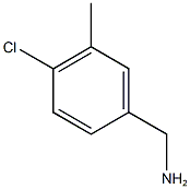 (4-chloro-3-methylphenyl)methanamine Struktur