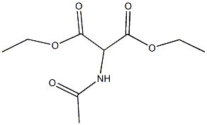 1,3-diethyl 2-acetamidopropanedioate Struktur