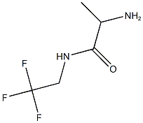 2-amino-N-(2,2,2-trifluoroethyl)propanamide Struktur