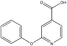 2-phenoxypyridine-4-carboxylic acid Struktur