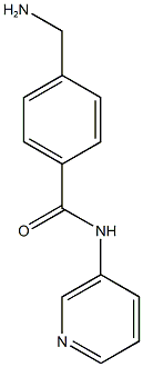 4-(aminomethyl)-N-pyridin-3-ylbenzamide Struktur