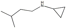 N-(3-methylbutyl)cyclopropanamine Struktur