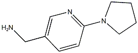 (6-PYRROLIDIN-1-YLPYRIDIN-3-YL)METHYLAMINE Struktur