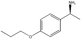 (1S)-1-(4-PROPOXYPHENYL)ETHANAMINE Struktur