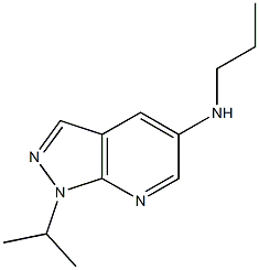 1-(propan-2-yl)-N-propyl-1H-pyrazolo[3,4-b]pyridin-5-amine Struktur