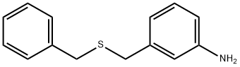 3-[(benzylsulfanyl)methyl]aniline Struktur