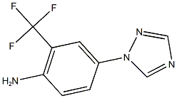 4-(1H-1,2,4-triazol-1-yl)-2-(trifluoromethyl)aniline Struktur