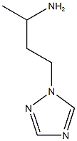 4-(1H-1,2,4-triazol-1-yl)butan-2-amine Struktur