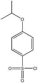 4-(propan-2-yloxy)benzene-1-sulfonyl chloride Struktur