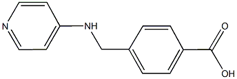 4-[(pyridin-4-ylamino)methyl]benzoic acid Struktur