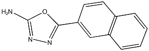 5-(naphthalen-2-yl)-1,3,4-oxadiazol-2-amine Struktur