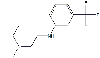 diethyl(2-{[3-(trifluoromethyl)phenyl]amino}ethyl)amine Struktur