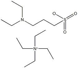 Tetraethylammonium 3-(diethylamino)propane-1-sulfonate Struktur