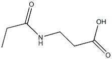 3-(PROPIONYLAMINO)PROPANOIC ACID Struktur