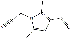 (3-formyl-2,5-dimethyl-1H-pyrrol-1-yl)acetonitrile Struktur