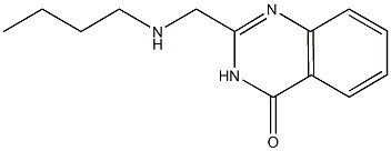 2-[(butylamino)methyl]quinazolin-4(3H)-one Struktur