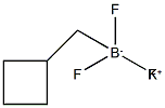 Potassium cyclobutylmethyltrifluoroborate Struktur