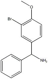 (3-bromo-4-methoxyphenyl)(phenyl)methanamine Struktur