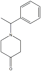 1-(1-phenylethyl)piperidin-4-one Struktur