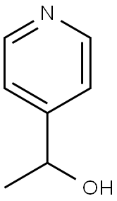 1-(pyridin-4-yl)ethan-1-ol Struktur