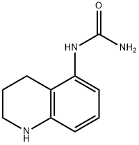 1,2,3,4-tetrahydroquinolin-5-ylurea Struktur