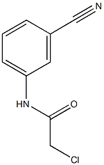 2-Chloro-N-(3-cyano-phenyl)-acetamide Struktur