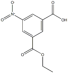 3-(ethoxycarbonyl)-5-nitrobenzoic acid Struktur