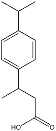 3-[4-(propan-2-yl)phenyl]butanoic acid Struktur