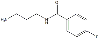 N-(3-aminopropyl)-4-fluorobenzamide Struktur