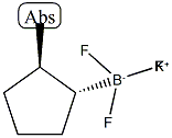 Potassium  trans-2-methylcyclopentyltrifluoroborate Struktur