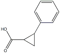 2-phenylcyclopropane-1-carboxylic acid Struktur